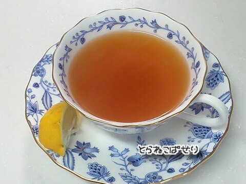 ゆずと生姜の紅茶
